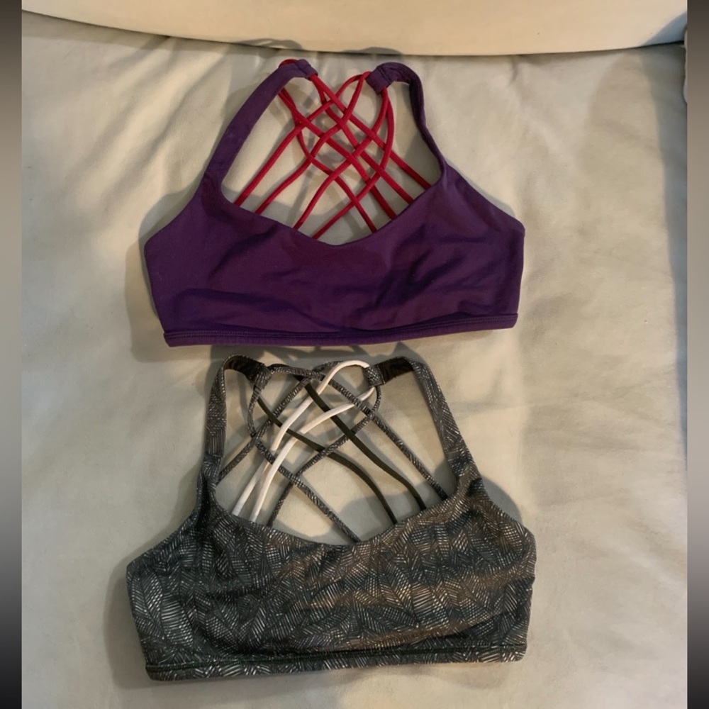 Lululemon size 8 sports bra bundle
